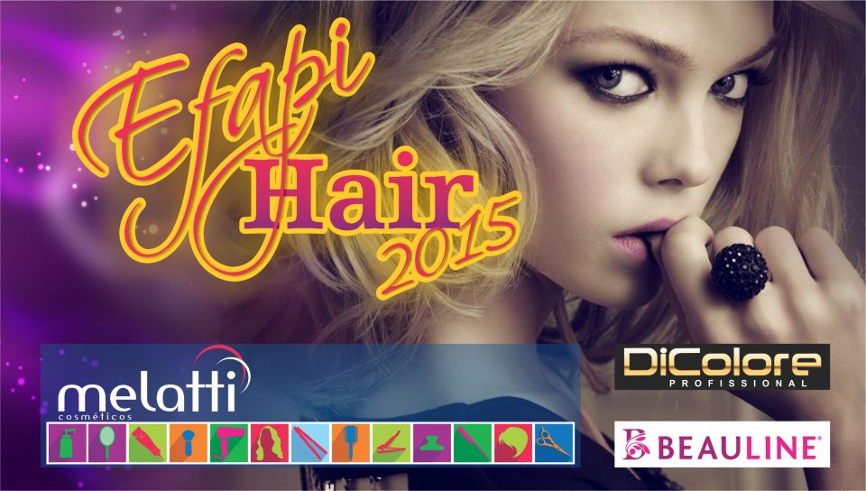 Melatti Cosméticos - TUDO para Salão de Beleza! Dia 20 de Julho foi a data do Efapi Hair 2015. Eliezer Muniz (Mano) apresentou tendência de corte e Vandré Ramon apresentou os lançamento DiColore 2015, ambos ténicos...